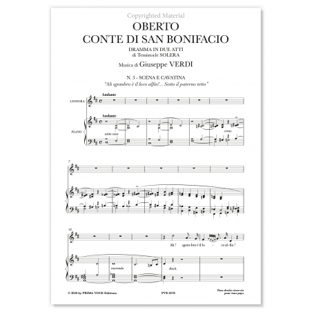 AH SGOMBRO È IL LOCO ALFIN !... SOTTO IL PATERNO TETTO (LEONORA)
