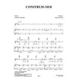 Sheet music CONSTRUIS-MOI VAIMALAMA