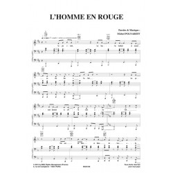 L'HOMME EN ROUGE Michel Polnareff sheet music