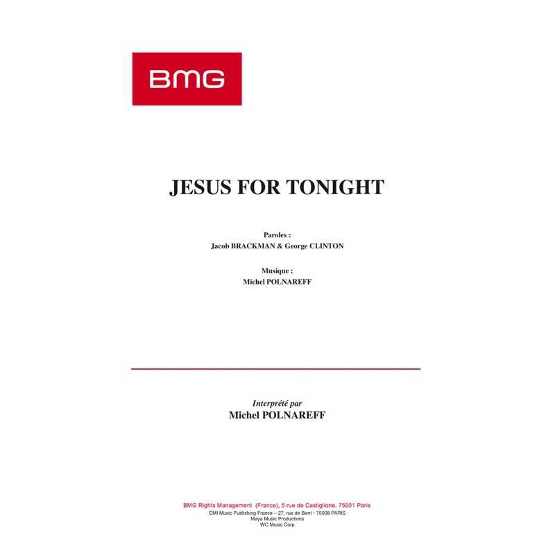 JESUS FOR TONIGHT