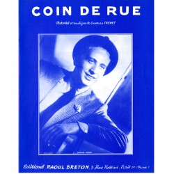 Partition COIN DE RUE Charles Trenet