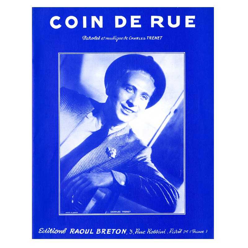 Partition COIN DE RUE Charles Trenet