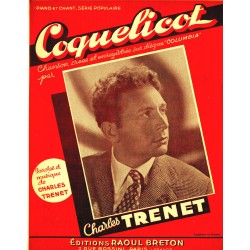 Partition COQUELICOT Charles Trenet