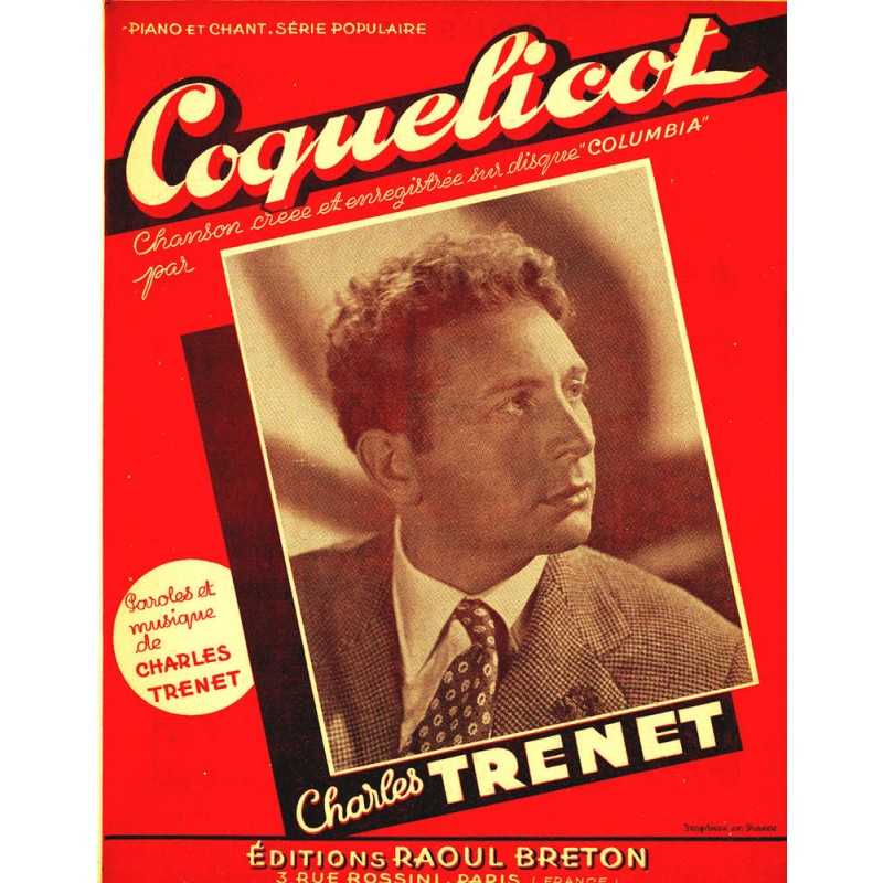 Partition COQUELICOT Charles Trenet