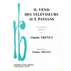 Partition IL VEND DES TÉLÉVISEURS AUX PAYSANS Charles Trenet