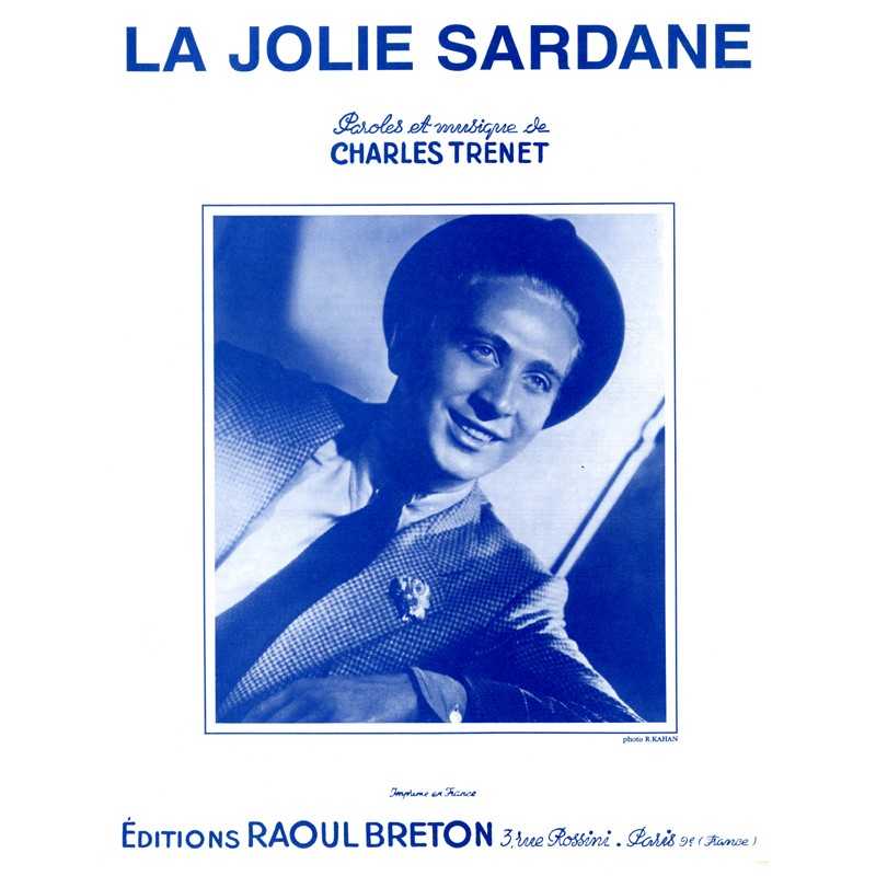 Partition LA JOLIE SARDANE Charles Trenet