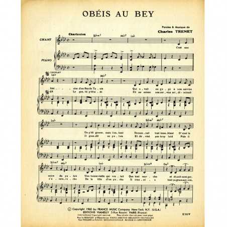 OBÉIS AU BEY