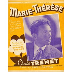 Partition MARIE-THÉRÈSE Charles Trenet