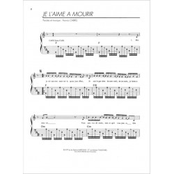 SPÉCIAL GUITARE TABLATURES - FRANCIS CABREL