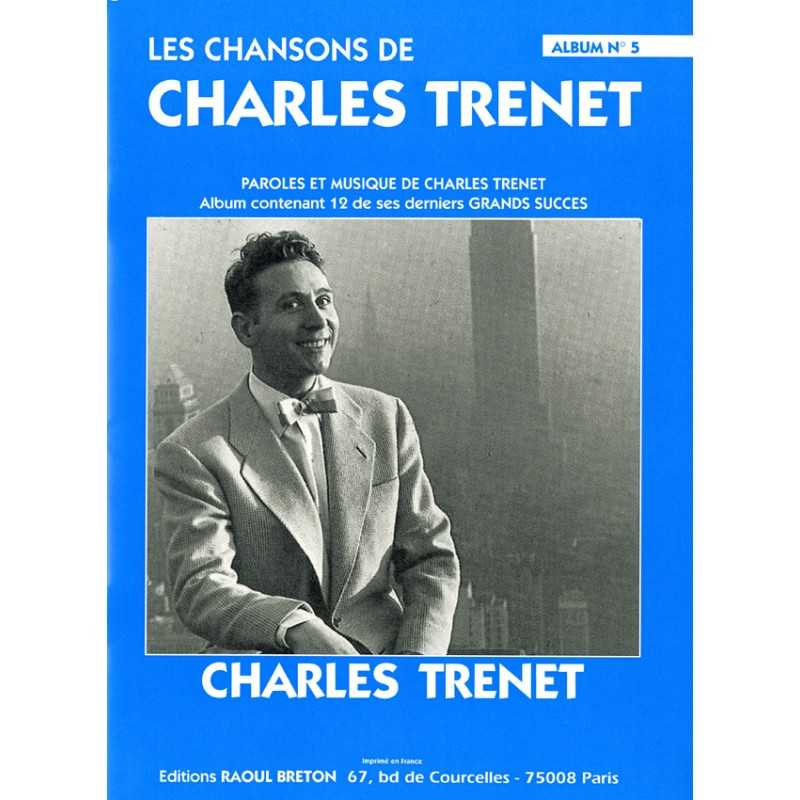 LES CHANSONS DE CHARLES TRENET – ALBUM N°5