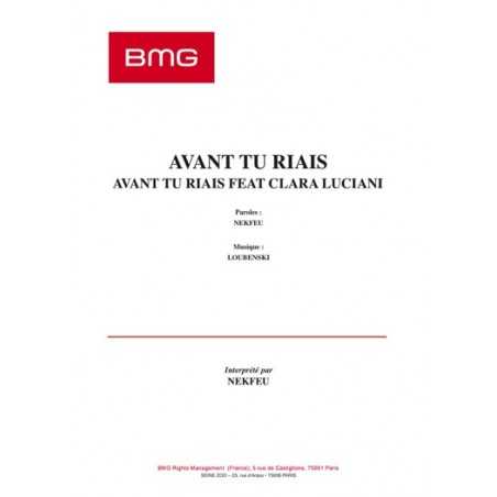 AVANT TU RIAIS