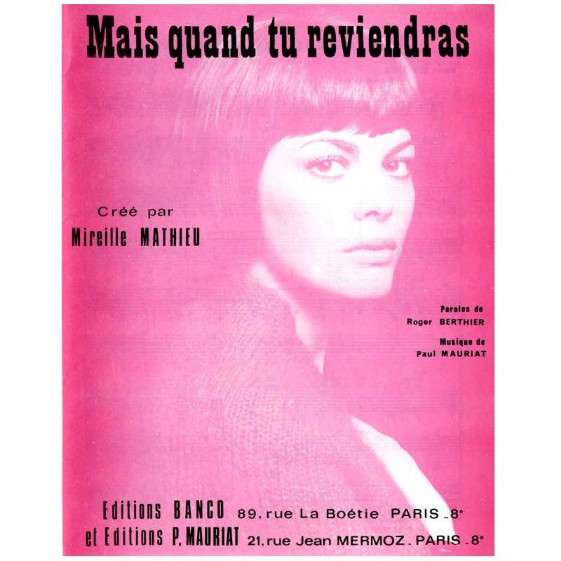 MAIS QUAND TU REVIENDRAS