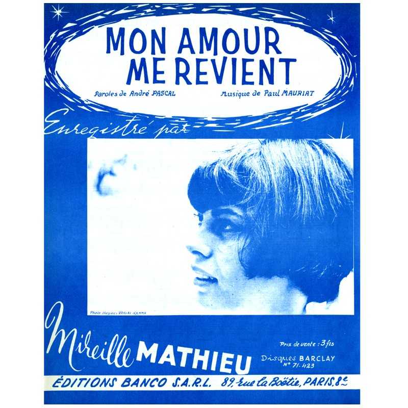 MON AMOUR ME REVIENT