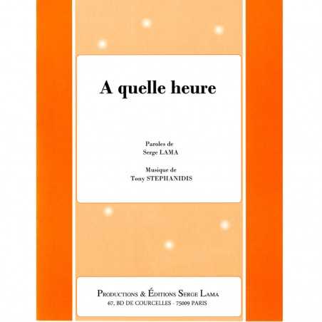 À QUELLE HEURE