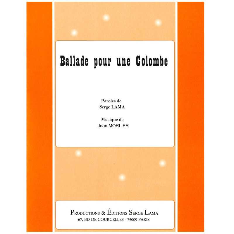 BALLADE POUR UNE COLOMBE