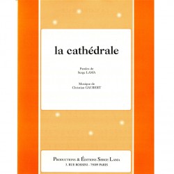 Sheet music LA CATHÉDRALE Serge Lama