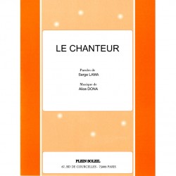 Sheet music LE CHANTEUR Serge LAMA pdf