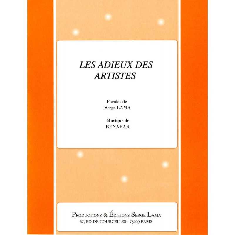 LES ADIEUX DES ARTISTES