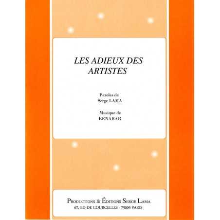 LES ADIEUX DES ARTISTES