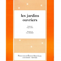 Sheet music LES JARDINS OUVRIERS Serge Lama PDF
