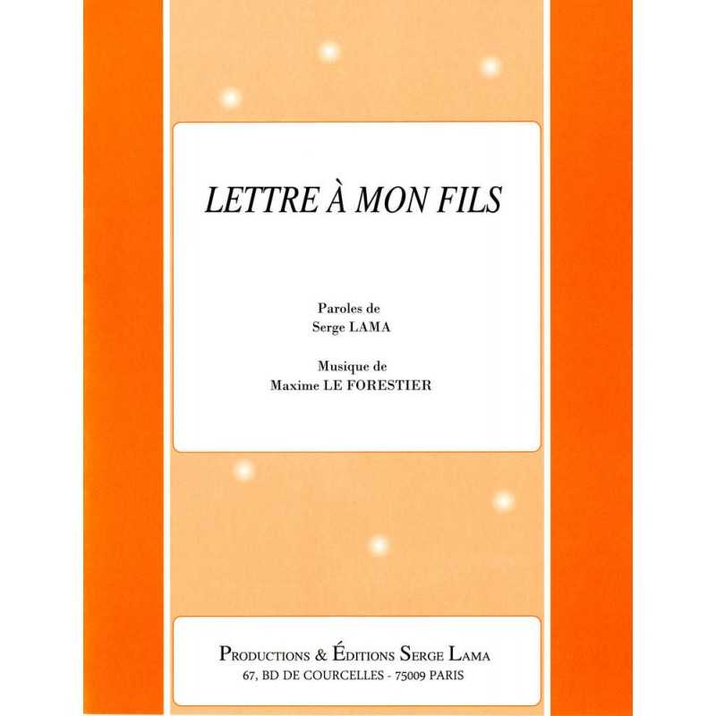 LETTRE À MON FILS