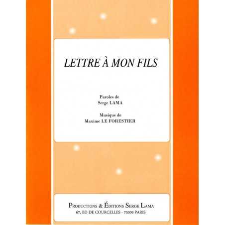 LETTRE À MON FILS