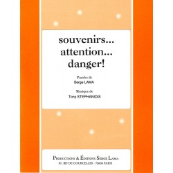 Partition SOUVENIRS ATTENTION DANGER Serge Lama PDF