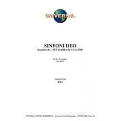 Partition SINFONI DEO ERA