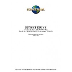 Partition SUNSET DRIVE ERA