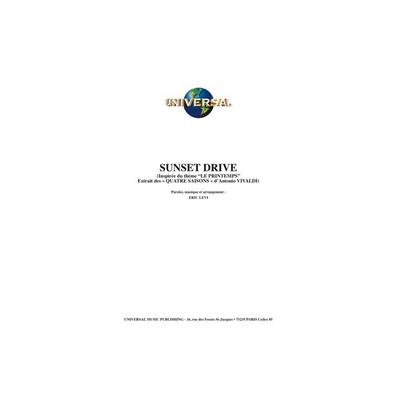 Partition SUNSET DRIVE ERA