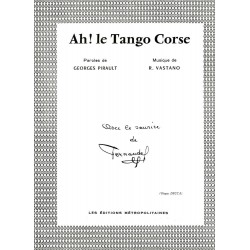 Partition AH LE TANGO CORSE Fernandel PDF