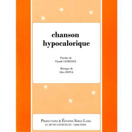 CHANSON HYPOCALORIQUE