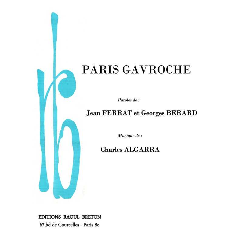 Partition PARIS GAVROCHE Jean Ferrat PDF