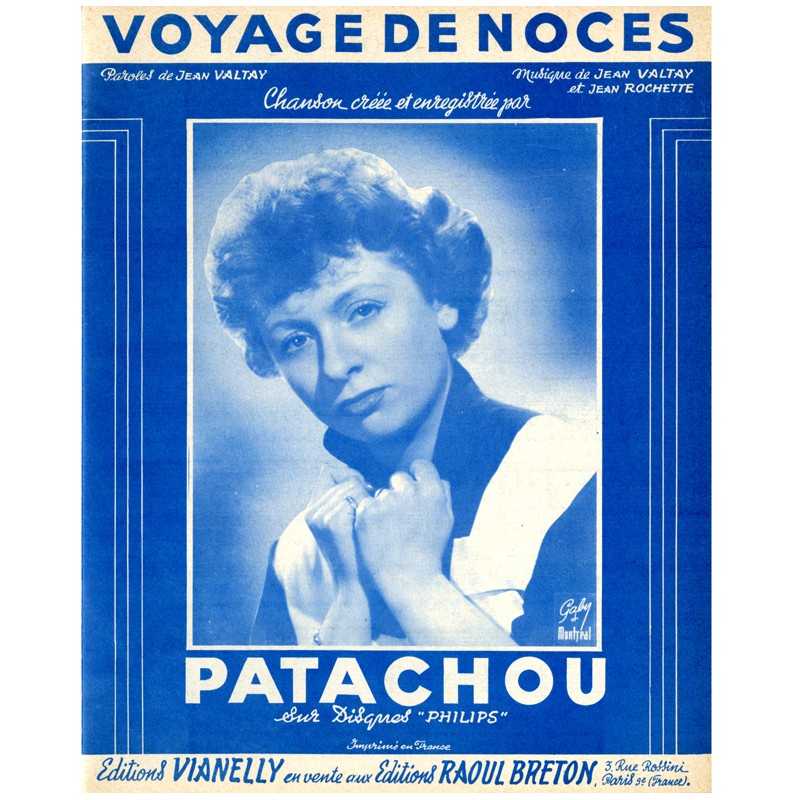 Partition VOYAGE DE NOCES PATACHOU