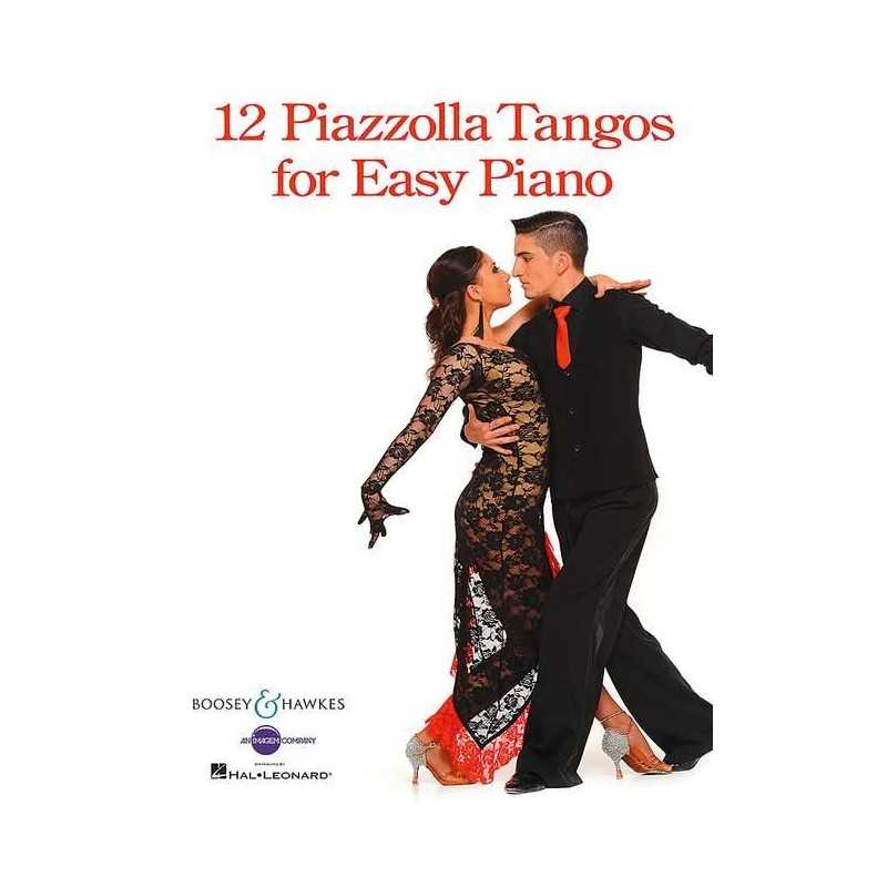 12 PIAZZOLLA TANGOS FOR EASY PIANO