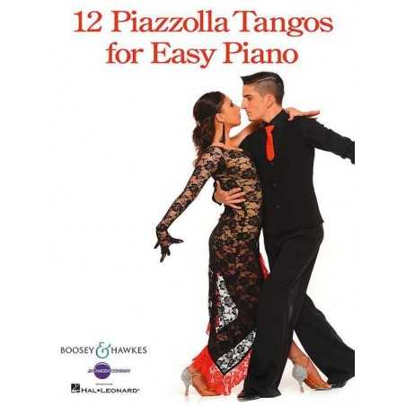 12 PIAZZOLLA TANGOS FOR EASY PIANO