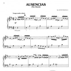 12 PIAZZOLLA TANGOS FOR EASY PIANO