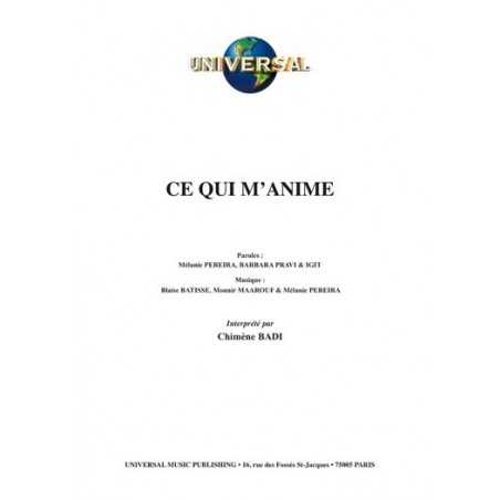 CE QUI M'ANIME