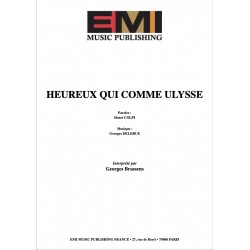 HEUREUX QUI COMME ULYSSE sheet music pdf Brassens