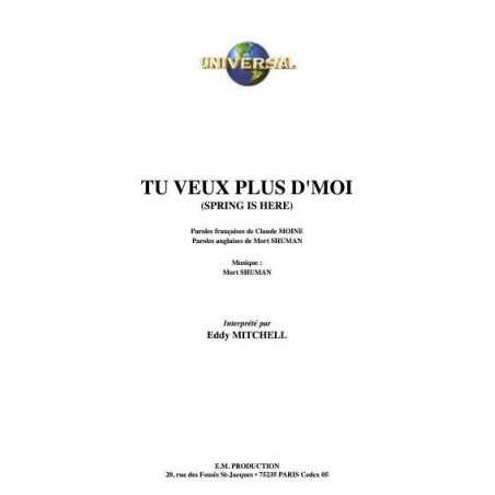 TU VEUX PLUS D'MOI