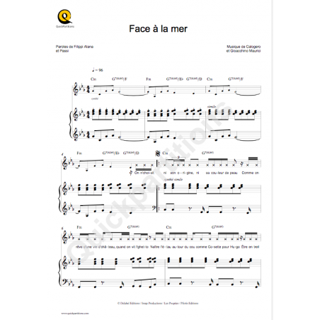 FACE À LA MER