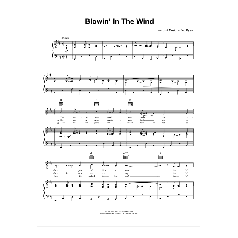 BLOWIN' IN THE WIND