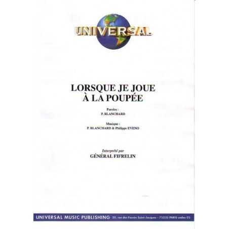LORSQUE JE JOUE À LA POUPÉE