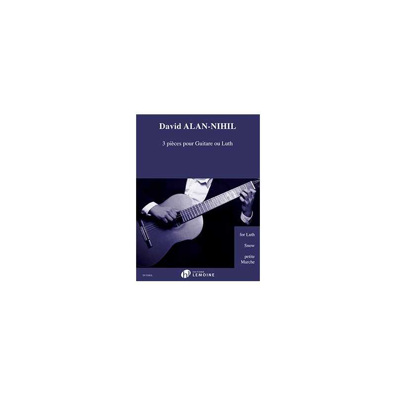 3 PIÈCES POUR GUITARE OU LUTH