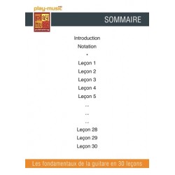 LES FONDAMENTAUX DE LA GUITARE EN 30 LEÇONS (+CD)