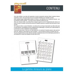 LA GAMME MINEURE AU PIANO