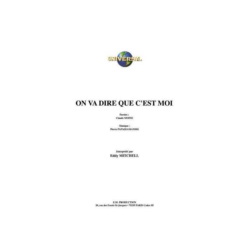 ON VA DIRE QUE C'EST MOI