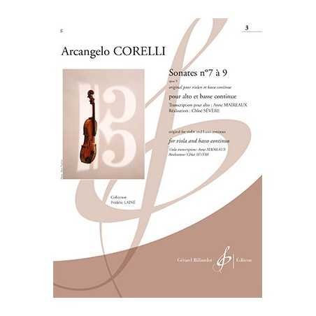 SONATES N°7 À 9 OPUS 5