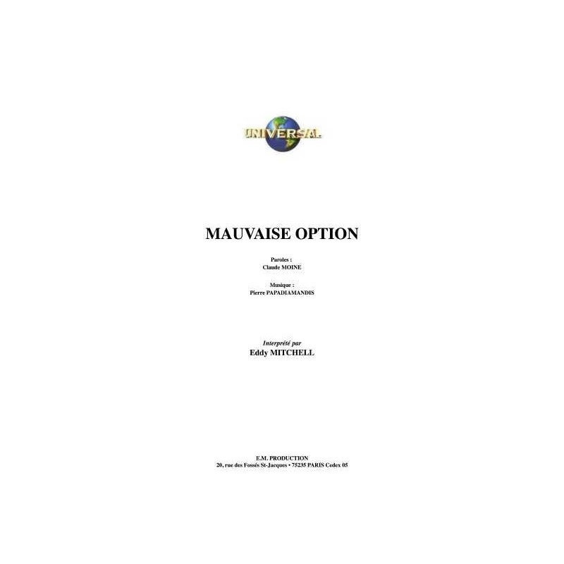 MAUVAISE OPTION
