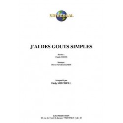 J'AI DES GOUTS SIMPLES